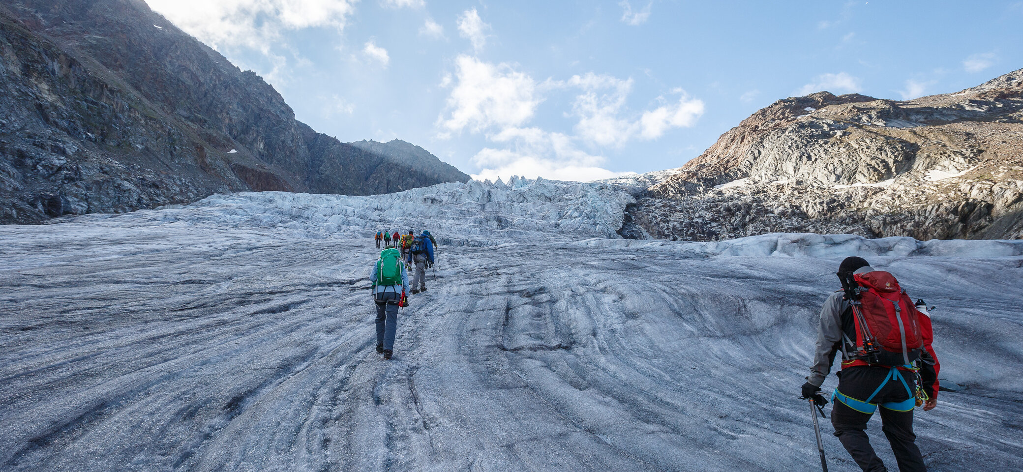 Hochtour: über den Gepatschferner zur Rauhekopfhütte. | © DAV/Marco Kost